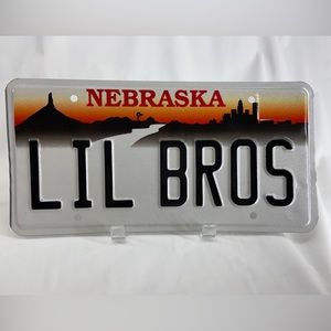 LIL BROS Vintage Vanity License Plate Personalized Décor